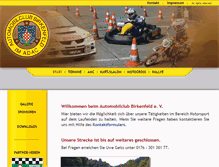 Tablet Screenshot of amc-birkenfeld.com